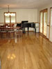 Looking into the dining room from the living room